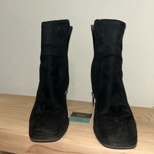 Black Suede Women's Boots